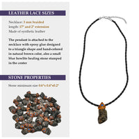 Agate Turritella crystals healing  stone necklace natural gemstone pendant