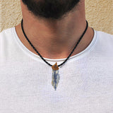 Kyanite crystals healing  stone necklace natural gemstone pendant