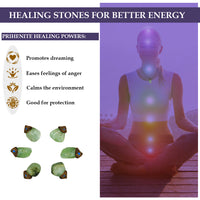 Prihenite crystals healing  stone necklace natural gemstone pendant