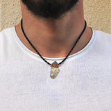 pyrite pendant necklace
