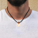 quartz pendant necklace