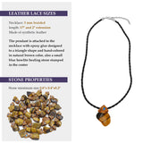 Tiger Eye Gold crystals healing  stone necklace natural gemstone pendant